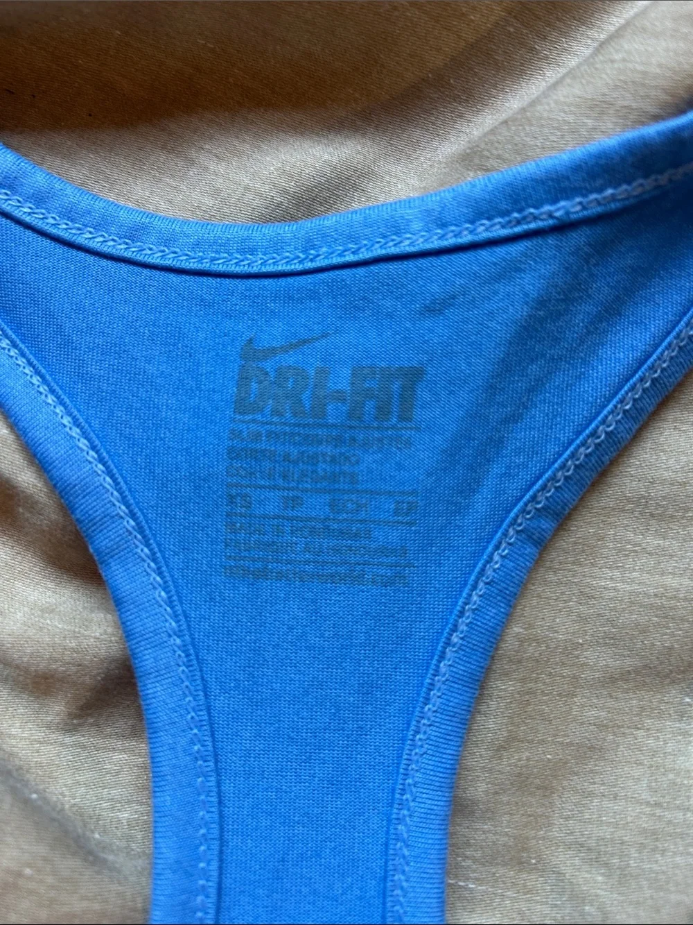 Nike Blue USA Wrestling Racerback Tank